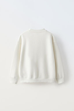 BASIC PLUSH SWEATSHIRT - Zara фото 4