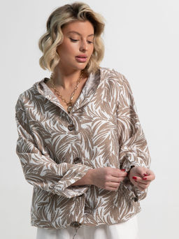 Пыльник Летний день (бело-коричневый) Б15152-8М - Lt collection фото 8