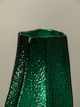 Ваза «Дженис», 25×12×8 см, стекло, зелёная