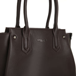 Сумка женская тоут, на молнии, цвет тёмно-коричневый - Simaland фото 4