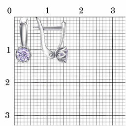 СЕРЬГИ 33814972Пл6 - Красная пресня фото 2