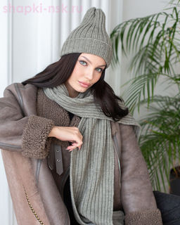 M 1148 S 1148 Комплект женский (колпак+шарф) (56-58)