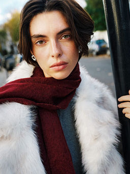 Ceket Yaka Kad?n K?rk Mont