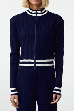 Koyu Lacivert Triko Alt-Ust Tak?m TWOAW25AU00058