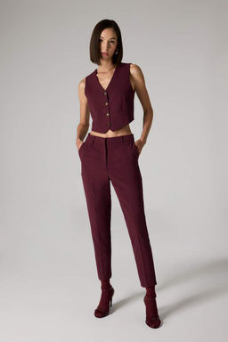 Блейзер с V-образным вырезом и застежкой на пуговицы Sorbe x DeFacto  фото 3