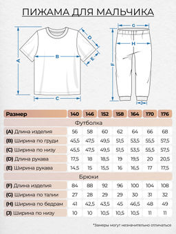 Пижама для мальчика ПижМТСерый Be Friends  фото 6