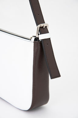 Сумка женская Ц-549/2.1 белый+коричневый - Protege фото 7