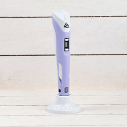 3D ручка Luazon, дисплей, работа с ABS и PLA, пластик в комплекте, фиолетовая - Luazon home фото 8