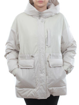 M24-211 LT. BEIGE Куртка демисезонная женская (100 гр. синтепон) - Fashion фото 3