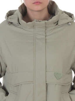 7060 LT. GREEN (OLIVE) Куртка демисезонная женская (100 гр. холлофайбер) - Fashion фото 4