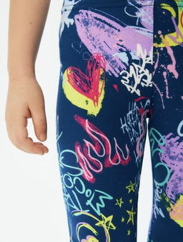 20230160009, Брюки детские для девочек (лосины) Tropic разноцветный - Acoola фото 3