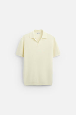CHECK TEXTURE KNIT POLO SHIRT - Zara фото 45