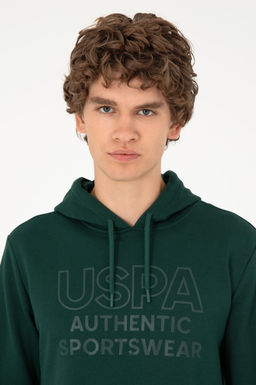 Мужской темно-зеленый свитшот Неожиданная скидка в корзине - U.s. polo assn фото 2