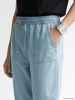 Beli Lastikli Carrot Fit Kad?n Jean Pantolon