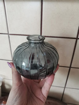 Ваза стекло, настольная, 10х4 см, Шар, Y6-6369, в ассортименте (426369) /DANIKS/  фото 5