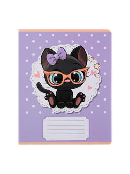 Цена за 2 шт. Комплект тетрадей из 10 штук, 12 листов в узкую линию Calligrata «Милашки с бантиком», обложка мелованная бумага, ВД-лак, блок офсет, 5 видов по 2 штуки