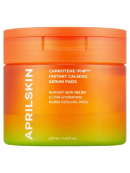 Carrotene IPMP Instant Calming Serum Pads - Тонер-пэды (успокаивающее действие и увлажение), 220 мл*80 шт