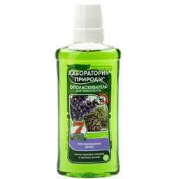 ЛАБОРАТОРИЯ ПРИРОДЫ ополаскиватель д/полости рта 275мл с маслом Кедровых орешков и экстрактом шалфея