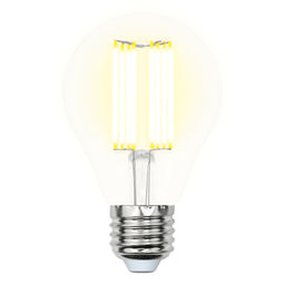 LED-A70-23W/3000K/E27/CL PLS02WH Лампа светодиодная. Форма "A", прозрачная. Серия Sky. Теплый белый свет (3000K). Картон. ТМ Uniel.