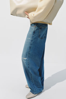 Barrel Regular Waist Ankle Jeans - H&m фото 5