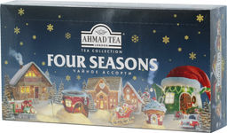 AHMAD TEA. Новый год. Ассорти Зимнее Four Seasons карт.упаковка, 90 пак.