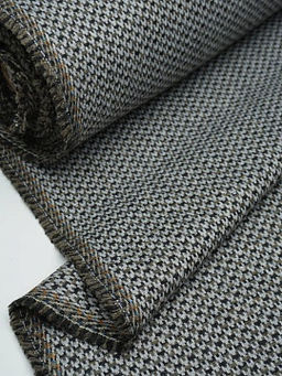 Шерсть пальтово-костюмная Твид Букле цв.серый/хаки, ш.1.55м, шерсть-50%, п/э-50%, 460гр/м.кв