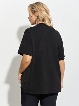 Футболка 0087-26 черный кристалл