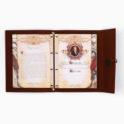 Родословная книга «Наш род», 56 листов, коричневый, 35×23.5 см