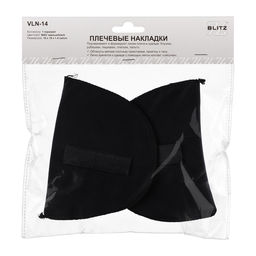 BLITZ VLN-14 Втачные плечевые накладки, с креплением 16 см х 10 см х 1.4 см №01 белые