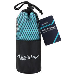Полотенце из микрофибры ONLYTOP, 76?152 см, голубое