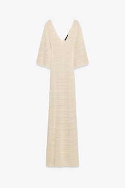 POINTELLE KNIT MAXI DRESS - Zara фото 16