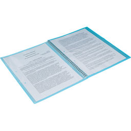 Папка файловая на спирали, 20файлов Attache Selection Black&Blue, А4,400мкм  фото 2