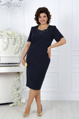 Платье Ninele 7431-Р темно-синий - Mira fashion фото 896