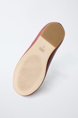 T-BAR LEATHER BALLET FLATS LIMITED EDITION - Zara фото 7