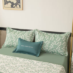 Комплект постельного белья на резинке Сатин Aurora Veil с Покрывалом AVR006 180*200*25;160*200*25;140*200*25 Евро - Ситрейд фото 6