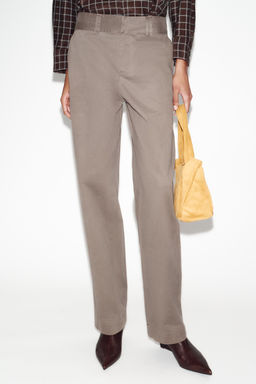 mid-waist BARREL TROUSERS - Zara фото 2