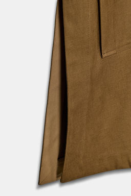 ZW COLLECTION LONG CONTRAST TRENCH COAT - Zara фото 14
