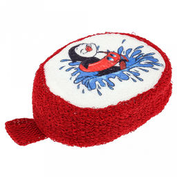 Мочалка банная Спонж 15х11см, хлопок, с поролоном, Eco-Price (Россия) - Домашняя мода фото 4