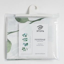 Полотенце Этель Eucalyptus 70х1462 см, 100% хлопок 160гр/м2  фото 4