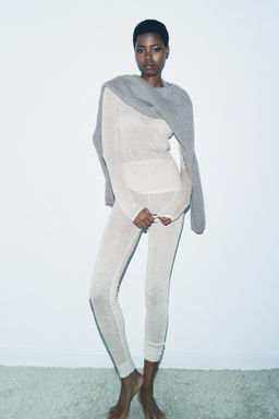 100% WOOL LEGGINGS - Zara фото 20