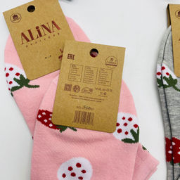 Носки короткие ALINA - Земляника 10 шт в уп (арт. CC26057) - Storyland фото 6