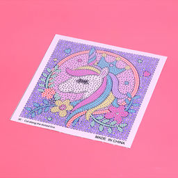 Мозаика алмазная A5501B "Единорожка" в коробке