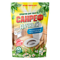 Санреф дачный 1 кг средство для дачного туалета (1уп/20шт)