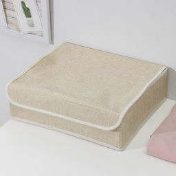 Органайзеры для хранения белья Пастель, 3 шт., с крышкой, 31.52510 см, бежевые - Simaland фото 10