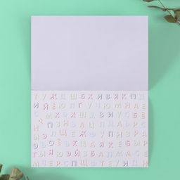 Наклейки в книжке «Алфавит», 3 фона, 20.7×14.2 см