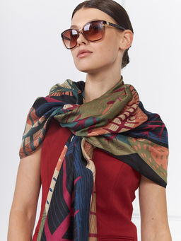 Палантин с рисунком