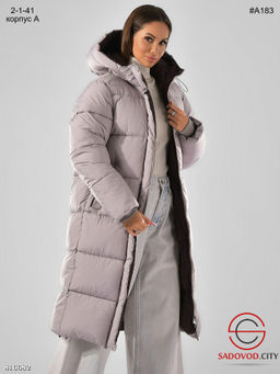 Зимняя женская длинная куртка с капюшоном - Bruno фото 4