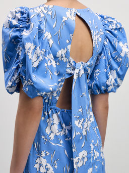 Короткое платье с объемными рукавами / Zarina фото 6