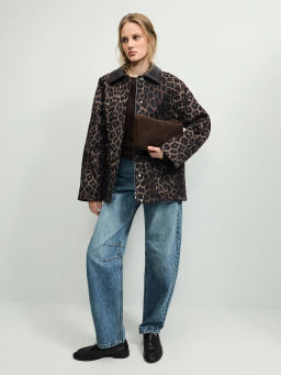 Куртка оверсайз с акцентным воротником ZR2604102209-259 / Zarina  фото 2