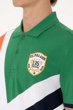 Erkek Regular Fit Polo Yaka Ye_il Ti__rt Sepette S_rpriz _ndirim - U.s. polo assn фото 7